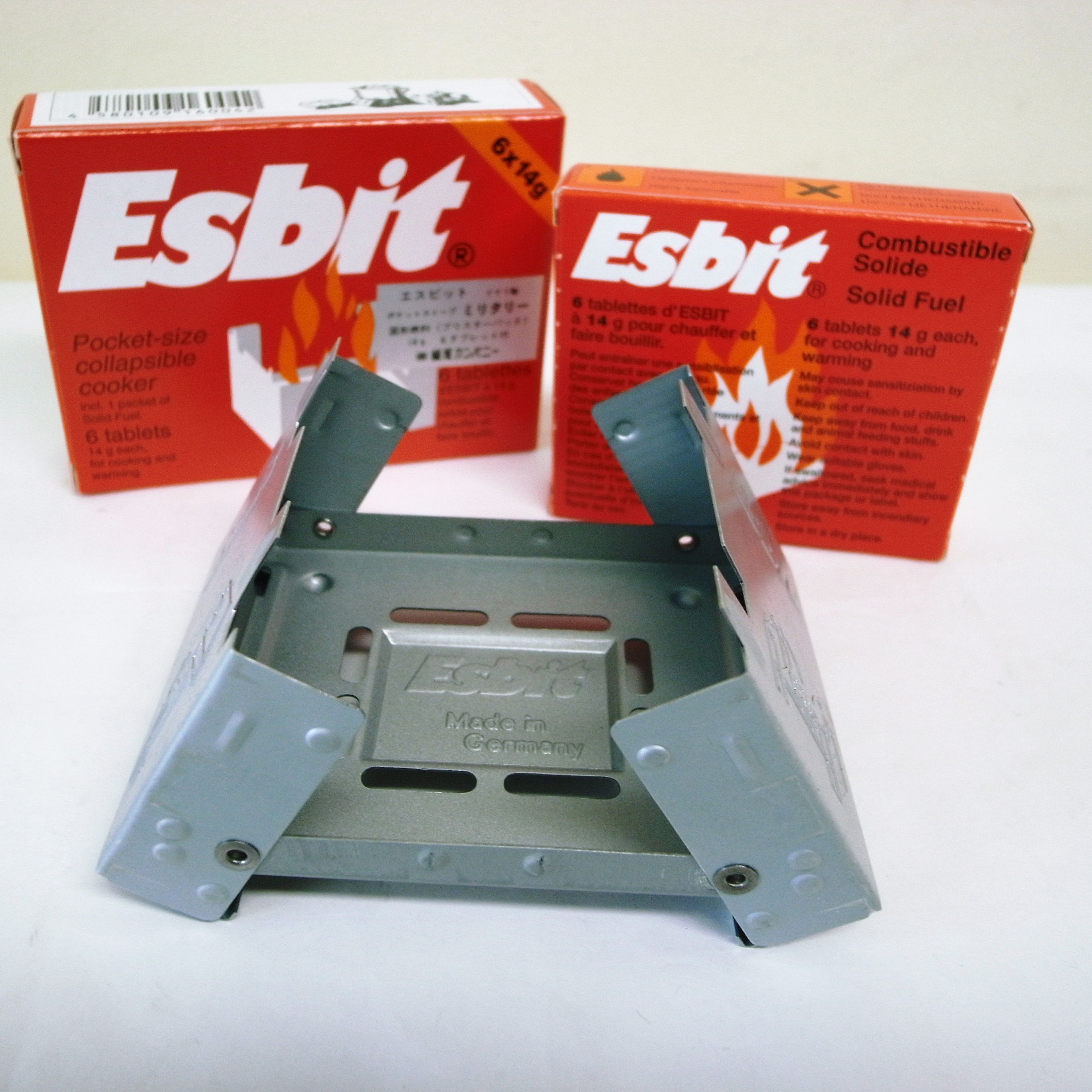 エスビット Esbit ポケットストーブ 固形燃料タブレット スター 