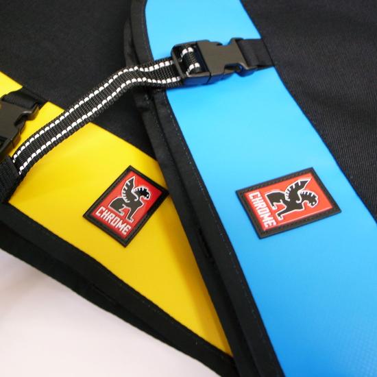 CHROME メッセンジャーバッグ ブルー/イエロー