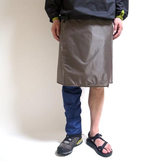 アンドワンダー シルラップスカート and wander sil wrap skirt